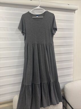old navy tiered shirt dress Tiered Mini Swing T-Shirt Dress